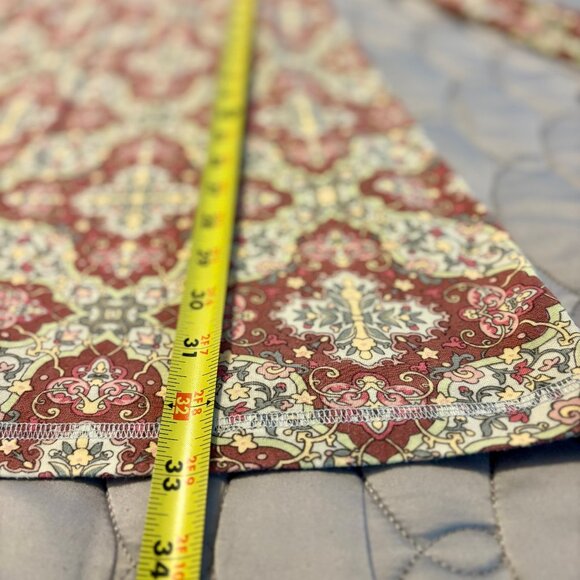 O'Neill Long Sleeve Patterned Shift Boho Mini Dress Women XS - Picture 7 of 9